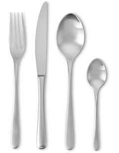 salt&pepper Reese 16 Piece Cutlery Set in Silver Satin