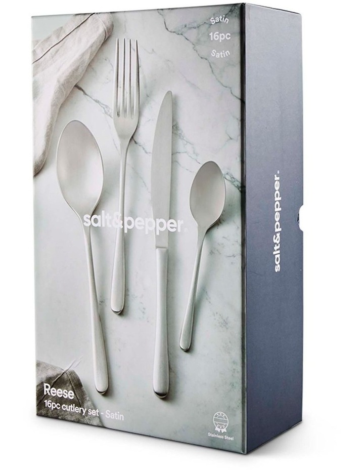 salt&pepper Reese 16 Piece Cutlery Set in Silver Satin image 5