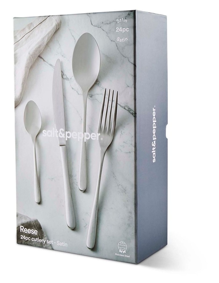 salt&pepper Reese 24 Piece Cutlery Set in Silver Satin image 5