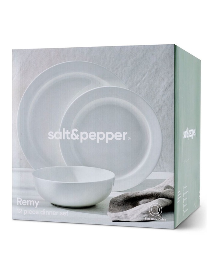 salt&pepper Remy 12 Piece Dinner Set in White image 5