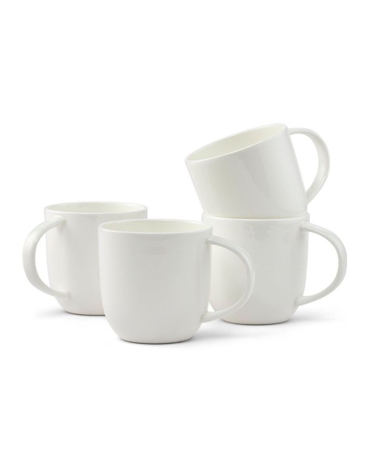 salt&pepper Remy 4 Piece Mug Set 400mL in White image 1