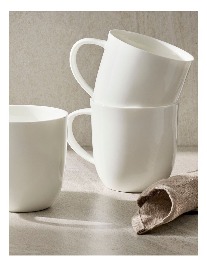 salt&pepper Remy 4 Piece Mug Set 400mL in White image 2
