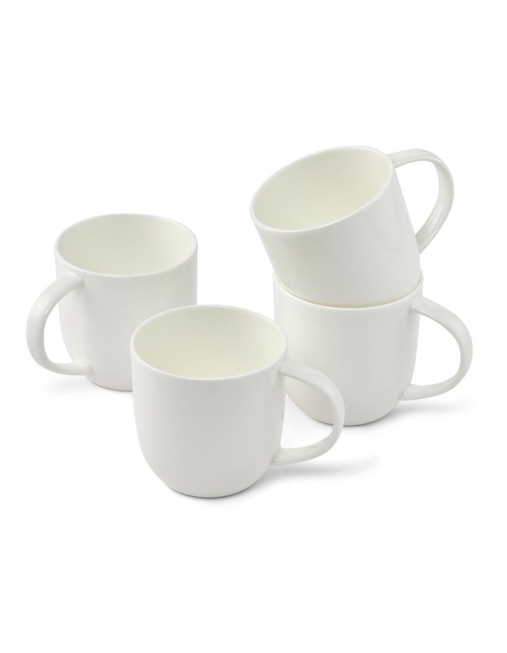 salt&pepper Remy 4 Piece Mug Set 400mL in White image 3