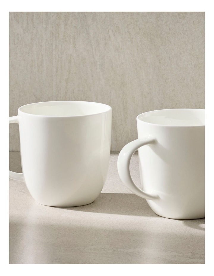 salt&pepper Remy 4 Piece Mug Set 400mL in White image 6