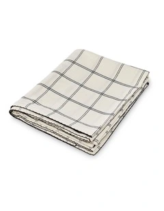 salt&pepper Taylor Tablecloth 150 x 230cm in Black & White