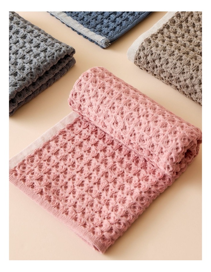 salt&pepper 2 Piece Waffle Tea Towel Set in Rose Dust image 7