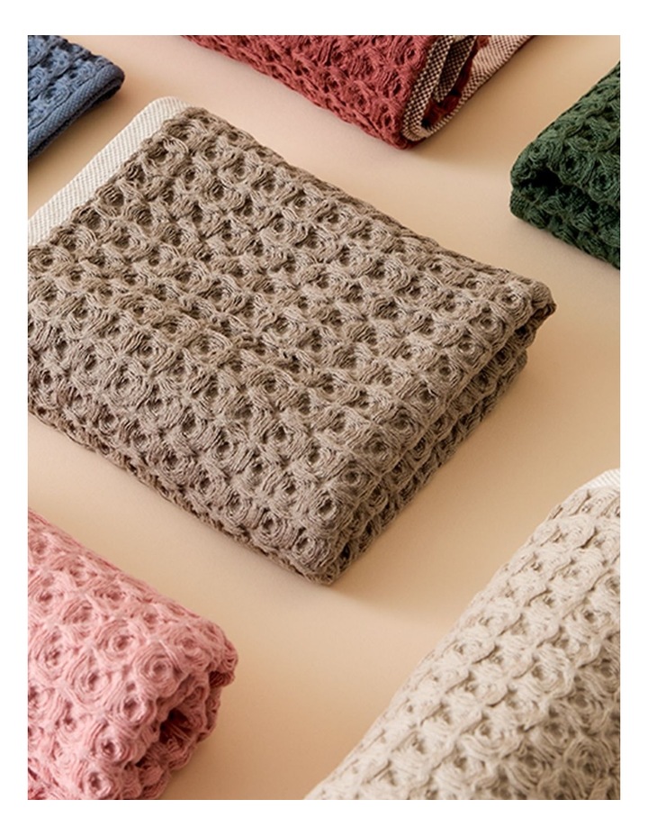 salt&pepper 2 Piece Waffle Tea Towel Set in Taupe image 7