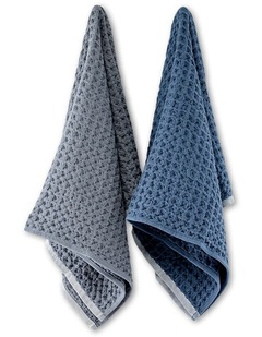 salt&pepper 2 Piece Waffle Tea Towel Set in Marine
