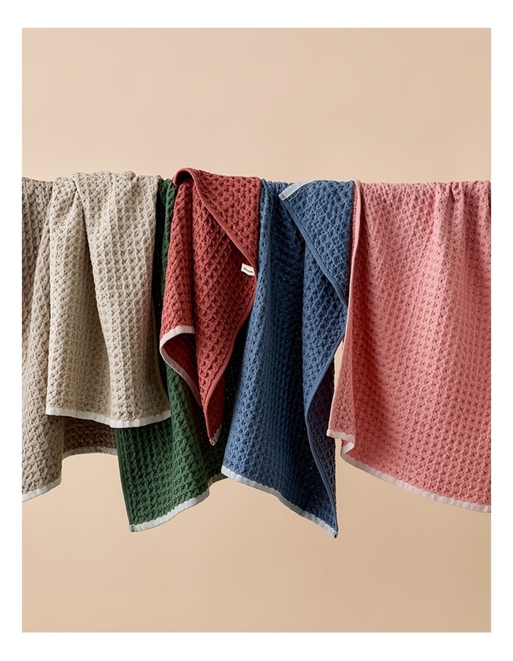 salt&pepper 2 Piece Waffle Tea Towel Set in Marine image 6