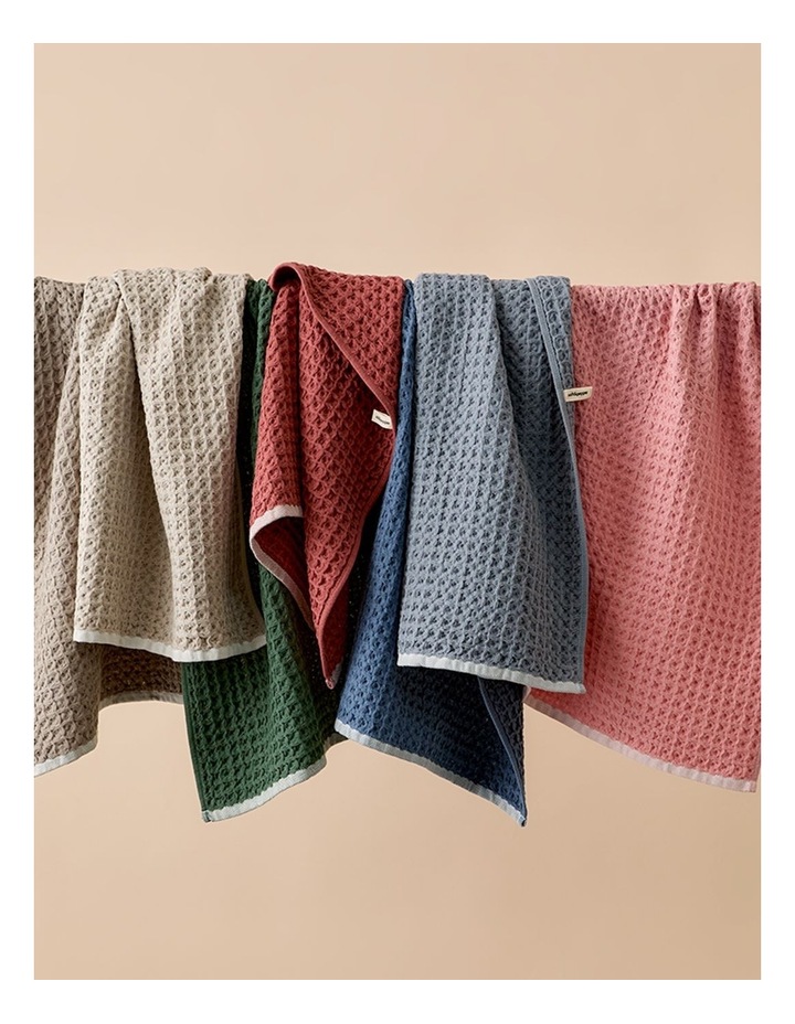 salt&pepper 2 Piece Waffle Tea Towel Set in Marine image 7