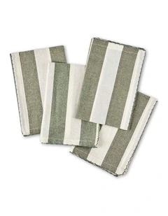 salt&pepper Taylor 4 Piece Napkin Set 45 x 45cm in Faded Gum