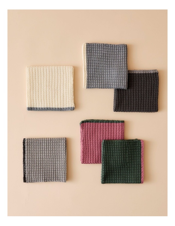 salt&pepper 2 Piece Knitted Washcloth Set in Cyprus image 5