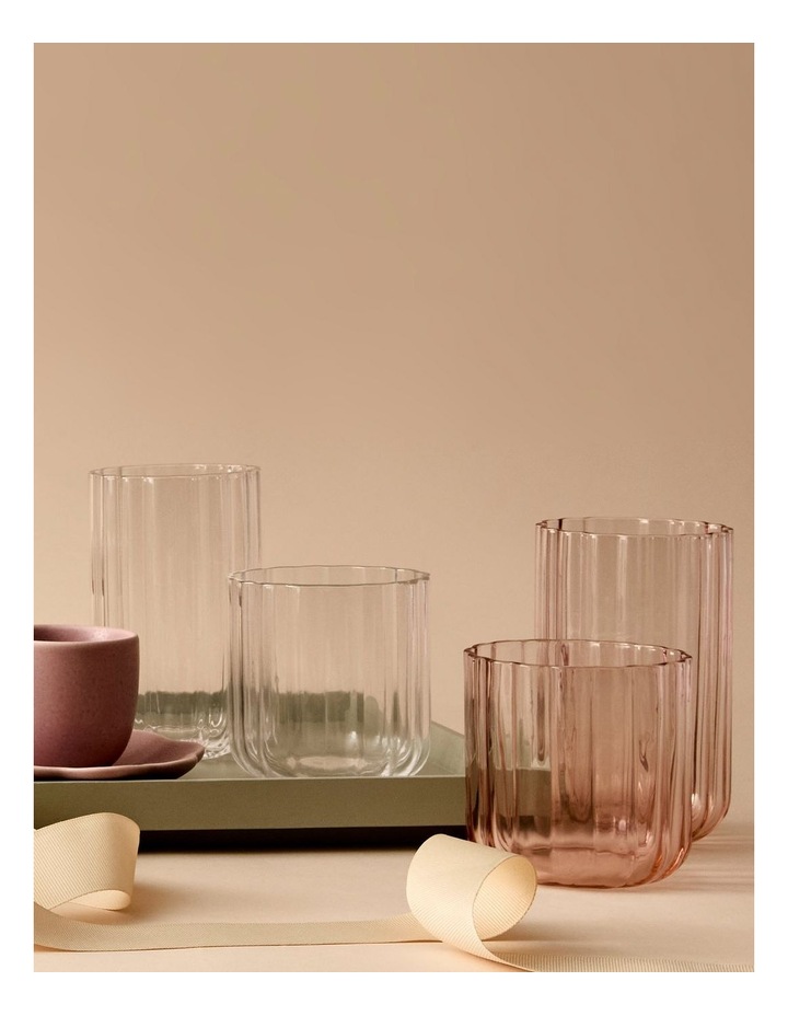 salt&pepper Leif 4 Piece Highball Glass Set 450mL in Rose Dust image 5