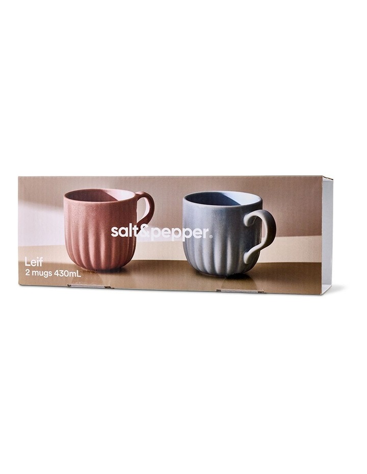 salt&pepper Leif 2 Piece Mug Set 430mL in Cornflower & Bloom image 7
