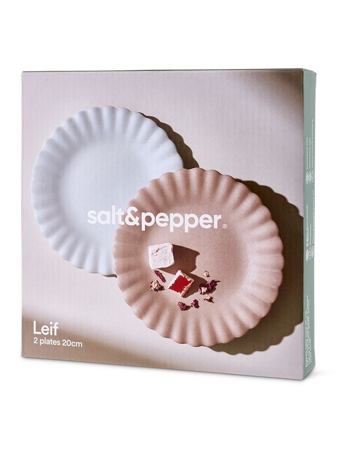 salt&pepper Leif 2 Piece Cake Plate Set 20cm in Cornflower & Bloom image 5