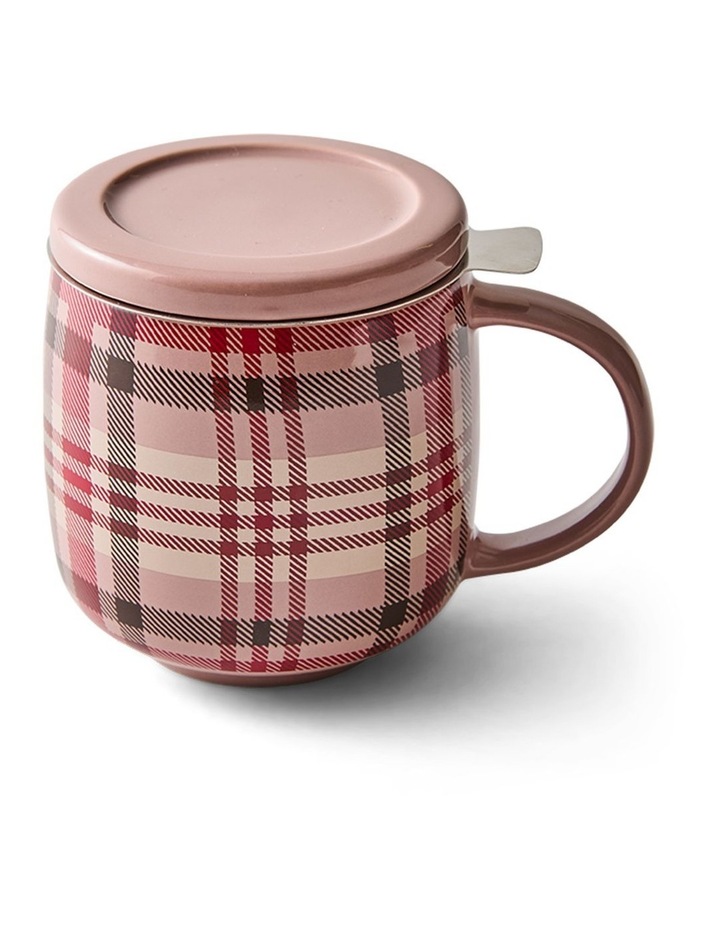 salt&pepper Kit Mug with Strainer and Lid 420mL in Bloom Check image 1