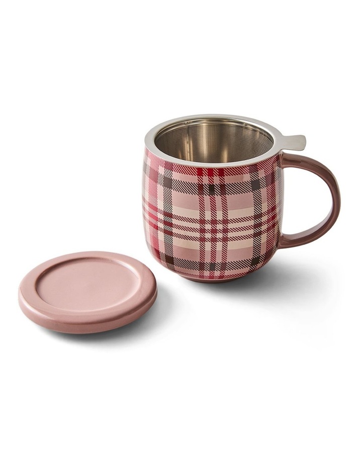 salt&pepper Kit Mug with Strainer and Lid 420mL in Bloom Check image 3