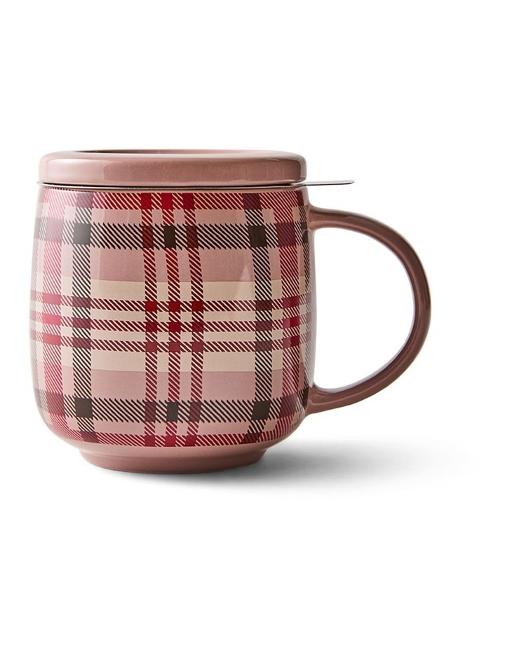salt&pepper Kit Mug with Strainer and Lid 420mL in Bloom Check image 4