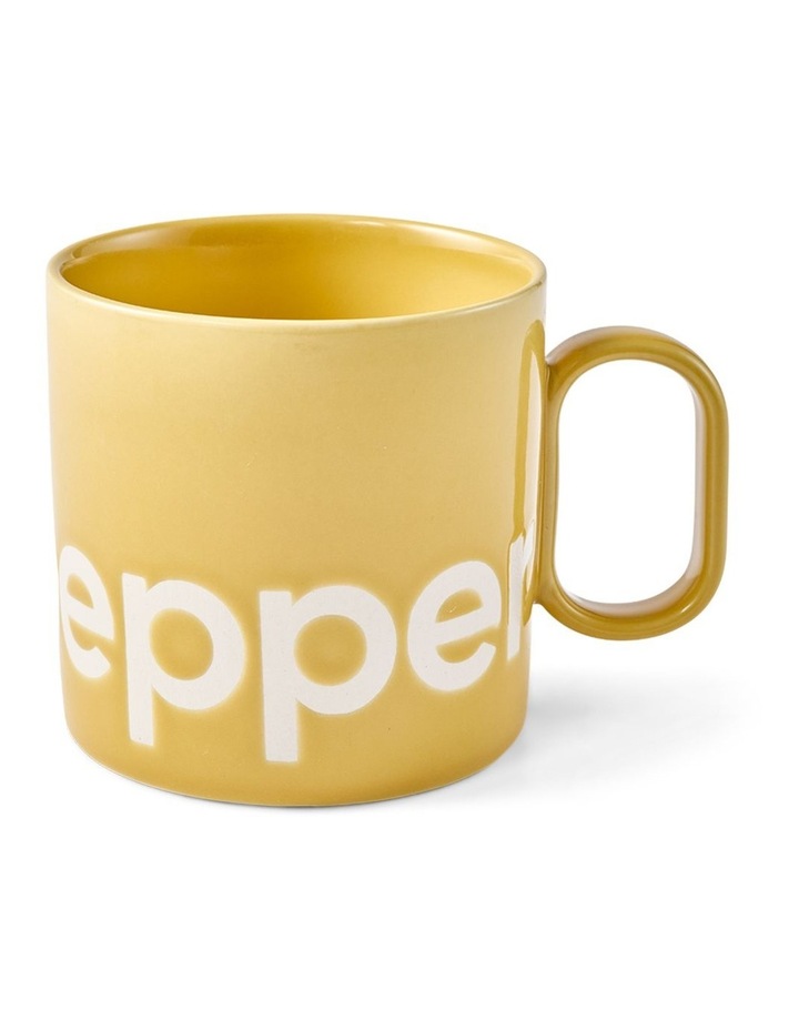salt&pepper Logo Mug 400mL in Saffron image 1