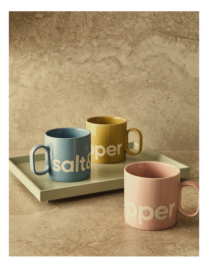 salt&pepper Logo Mug 400mL in Saffron image 7