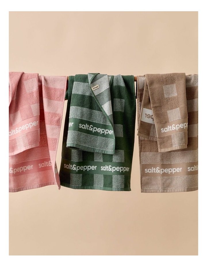 salt&pepper Logo 2 Piece Tea Towel Set in Taupe image 7