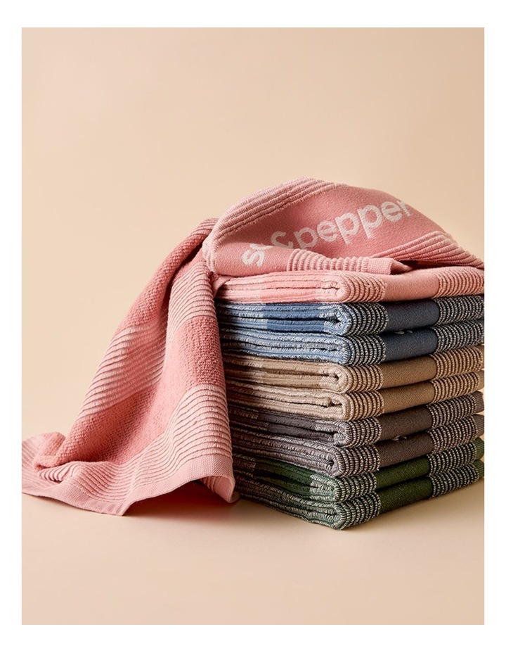 salt&pepper Logo 2 Piece Tea Towel Set in Rose Dust image 2