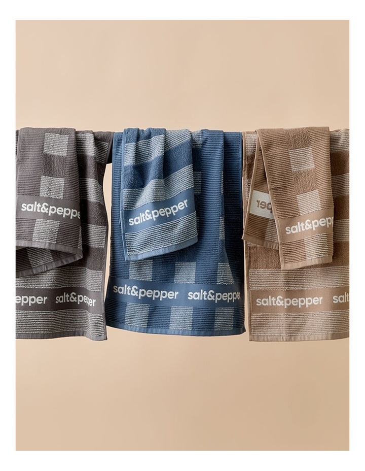 salt&pepper Logo 2 Piece Tea Towel Set in Marine image 2