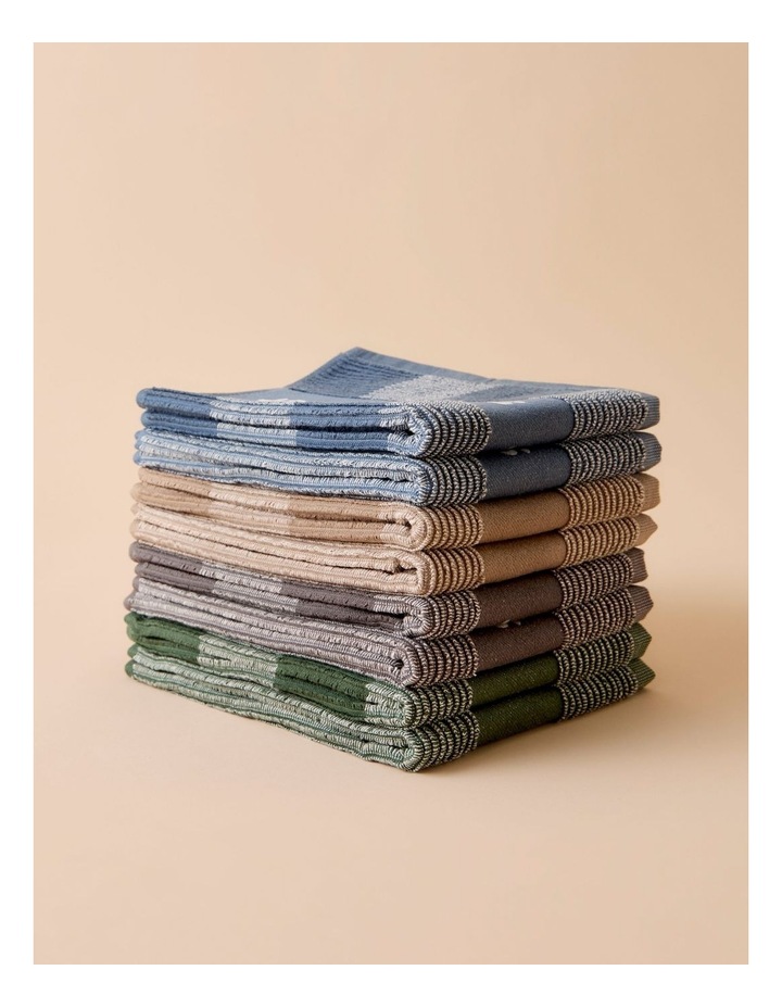 salt&pepper Logo 2 Piece Tea Towel Set in Marine image 6