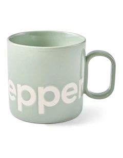 salt&pepper Logo Mug 400mL in Faded Gum