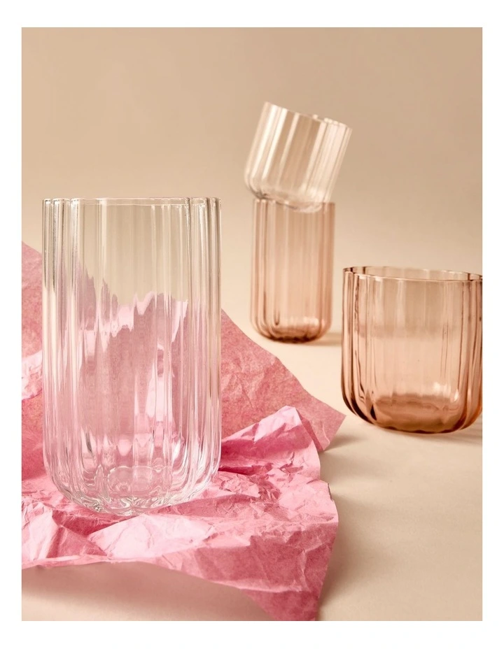 salt&pepper Leif Highball Glasses 450mL - Set of 4 in Clear image 6
