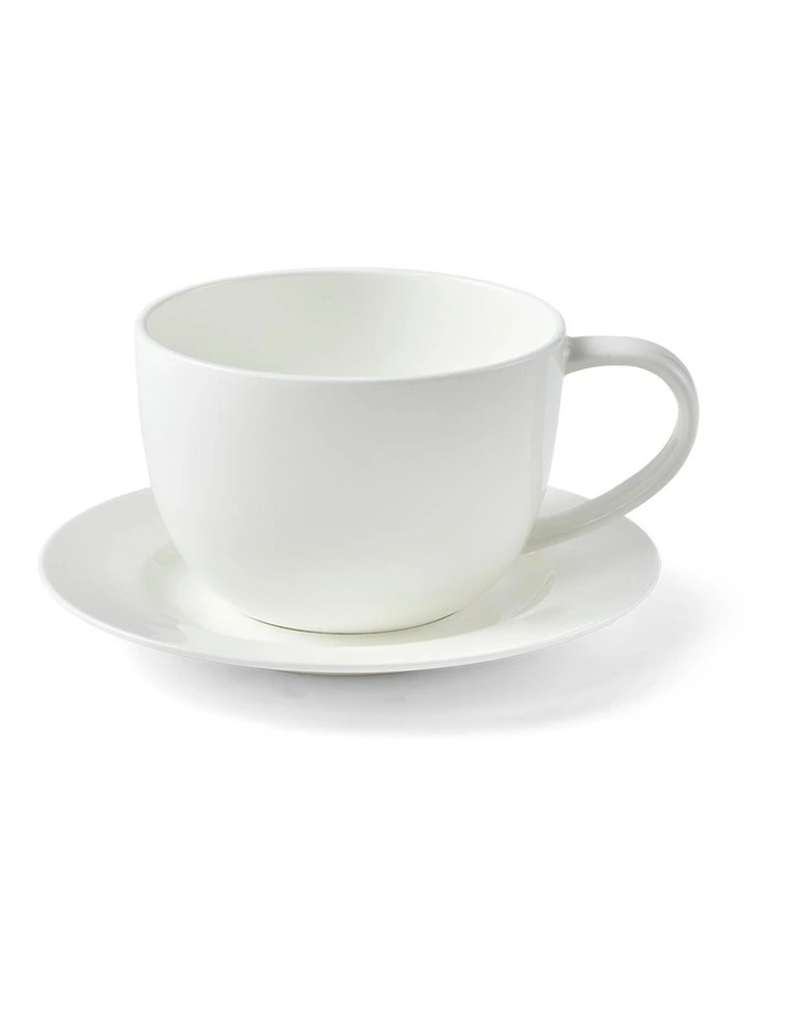 salt&pepper Remy Teacup with Saucer 320mL in White image 1