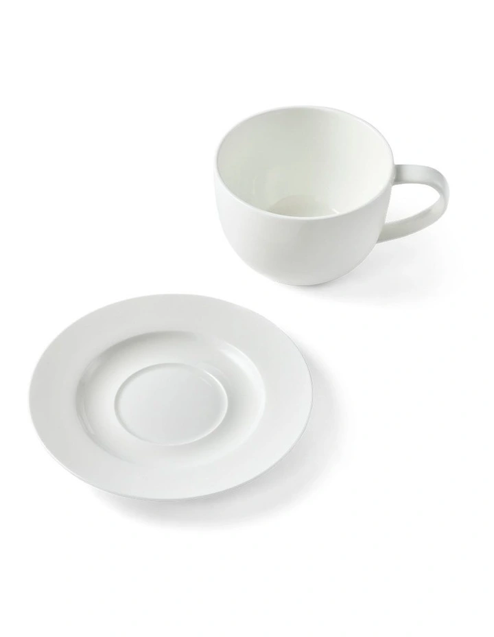 salt&pepper Remy Teacup with Saucer 320mL in White image 3