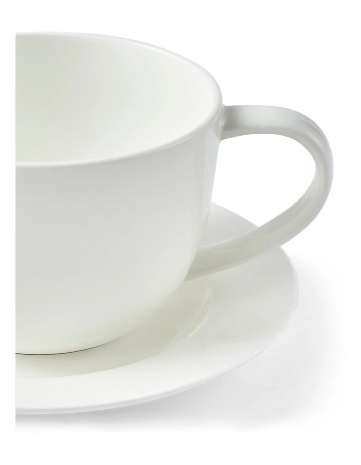salt&pepper Remy Teacup with Saucer 320mL in White image 4