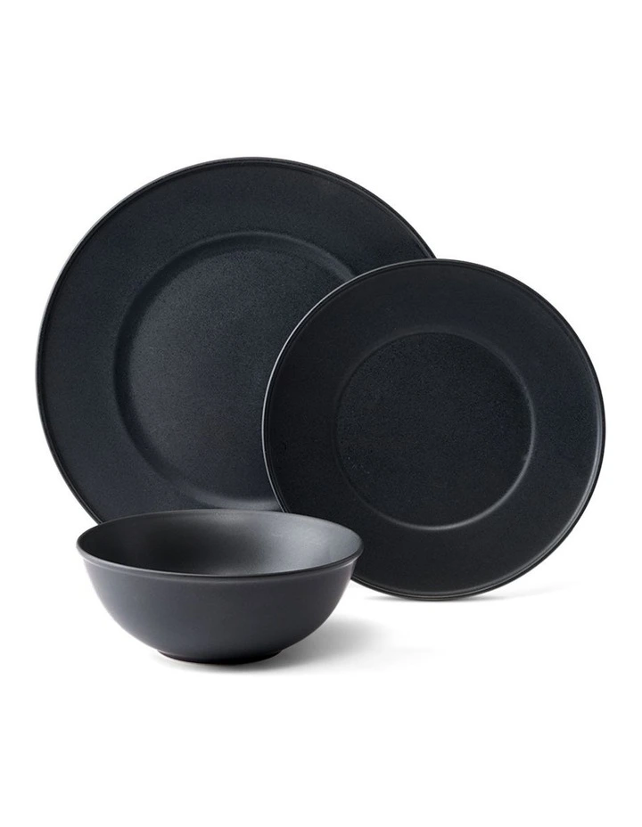 salt&pepper Milan 12 Piece Dinner Set in Charcoal image 1