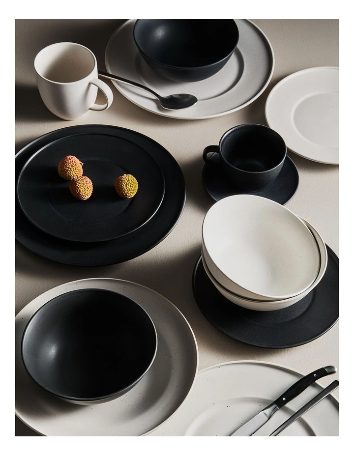 salt&pepper Milan 12 Piece Dinner Set in Charcoal image 7