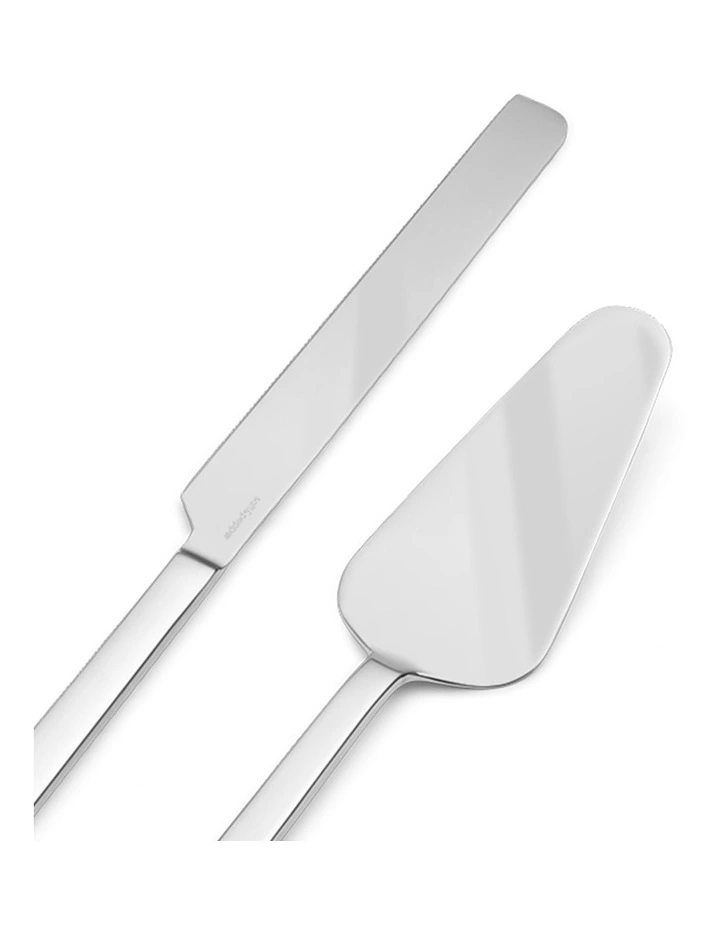 salt&pepper Kai 2 Piece Cake Server Set in Silver Polish image 3