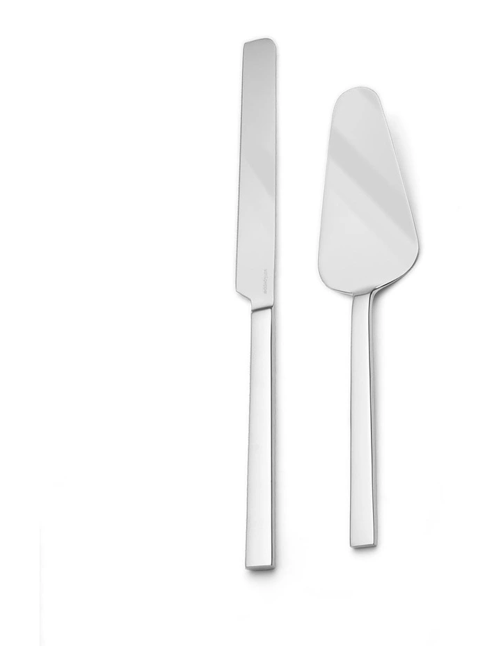 salt&pepper Kai 2 Piece Cake Server Set in Silver Polish image 4