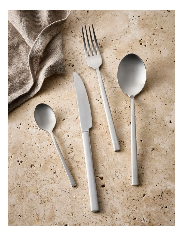 salt&pepper Kai 16 Piece Cutlery Set in Silver Satin image 4