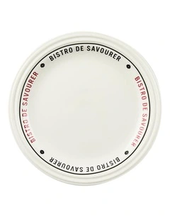 Bistro Dinner Plate 25cm in White