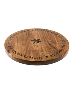 Bistro Round Board 28cm in Brown