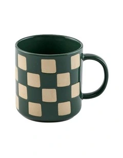 Check Mug 400ml Set Of 2 in Cyprus