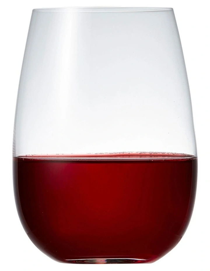 Cuvee Stemless Wine Glasses Set of 6 in White image 3