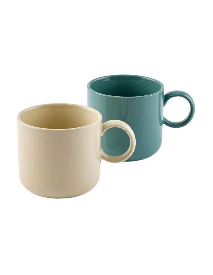 Finn Mug Set of 2 370mL in Multi image 1