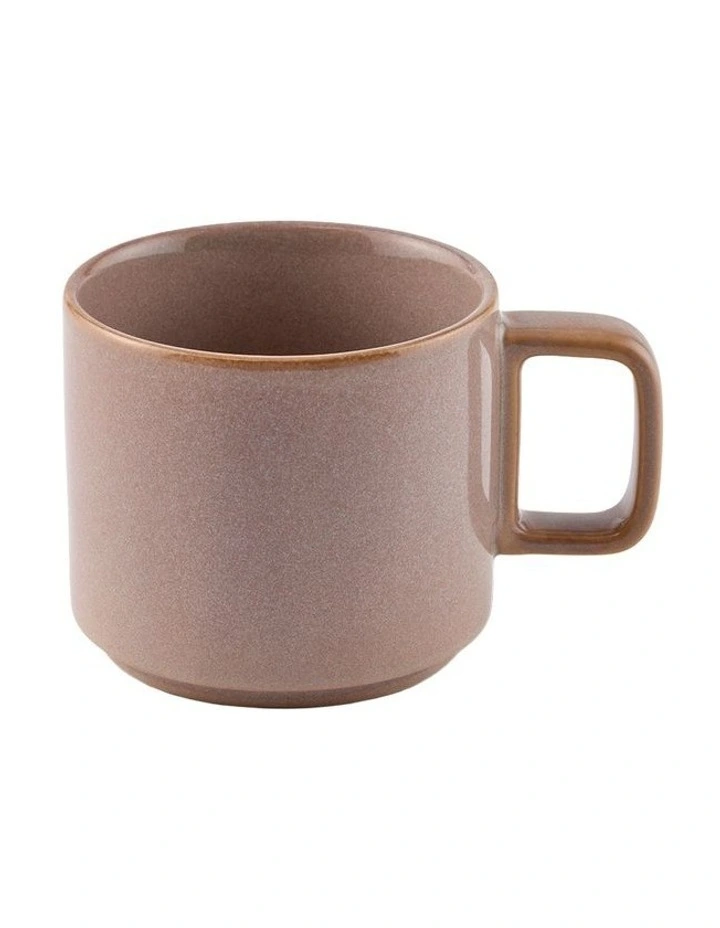 Lane Stackable Mug Set 4 Pieces in Faded Gum/Cinnamon image 2