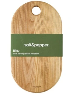 Riley Oval Serving Board 41x23x2cm in Ashwood
