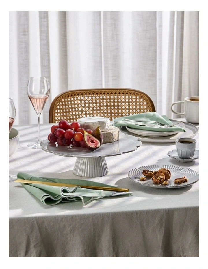 Riley Cake Stand 30cm in White image 2