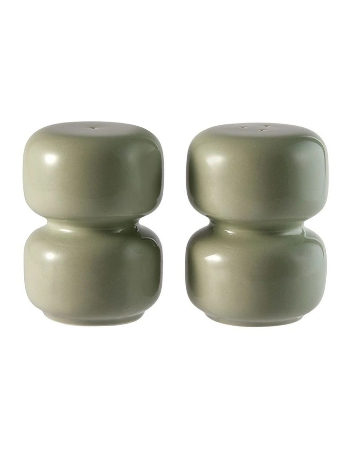 Riley Shaker 8cm Set Of2 in Faded Gum image 1