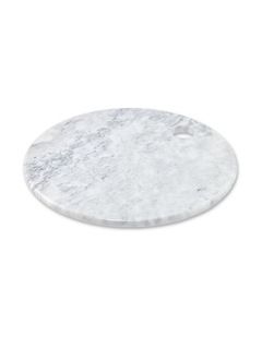 Riley Round Marble Platter 33cm in White