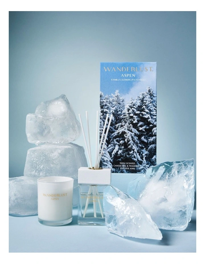 Wanderlust Diffuser & Candle Gift Pack Aspen image 3