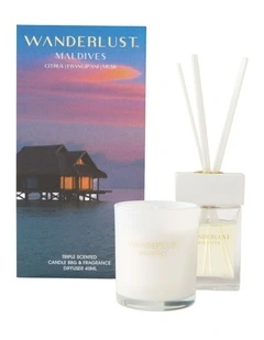 Wanderlust Diffuser & Candle Gift Pack Maldives